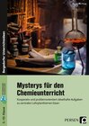 Buchcover Mysterys für den Chemieunterricht