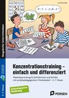 Buchcover Konzentrationstraining - einfach und differenziert