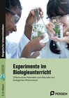 Buchcover Experimente im Biologieunterricht