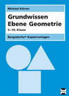 Buchcover Grundwissen Ebene Geometrie