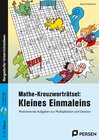 Buchcover Mathe-Kreuzworträtsel: Kleines Einmaleins