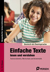 Buchcover Einfache Texte lesen und verstehen