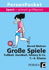 Buchcover Große Spiele