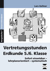 Buchcover Vertretungsstunden Erdkunde 5./6. Klasse