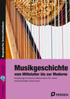 Buchcover Musikgeschichte: vom Mittelalter bis zur Moderne