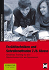 Buchcover Erzähltechniken und Schreibmethoden 7./8. Klasse