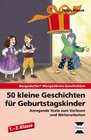 Buchcover 50 kleine Geschichten für Geburtstagskinder