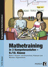 Buchcover Mathetraining in 3 Kompetenzstufen - 9./10. Klasse