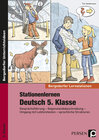 Buchcover Stationenlernen Deutsch 5. Klasse