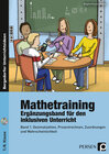 Buchcover Mathetraining 7./8. Klasse Band 1 - Ergänzungsband