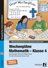 Buchcover Wochenpläne Mathematik - Klasse 4