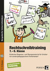 Buchcover Rechtschreibtraining - 7.-9. Klasse