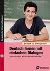 Buchcover Deutsch lernen mit einfachen Dialogen