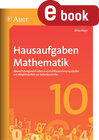 Buchcover Hausaufgaben Mathematik Klasse 10