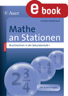 Buchcover Mathe an Stationen