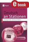 Buchcover Deutsch an Stationen Spezial Literaturgeschichte / Stationentraining Sekundarstufe Deutsch - Tanja A. Wilken (ePub)