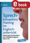 Buchcover Sprechkompetenz-Training im Englischunterricht 7-8