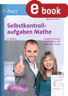 Buchcover Selbstkontrollaufgaben Mathematik Klasse 6