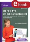 Buchcover Referate im Religionsunterricht