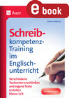 Buchcover Schreibkompetenz-Training im Englischunterricht