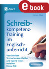Buchcover Schreibkompetenz-Training im Englischunterricht 7-