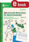 Buchcover 150 sinnvolle Materialien für Adventskalender 1-2