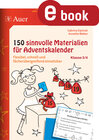 Buchcover 150 sinnvolle Materialien für Adventskalender 3-4