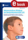 Buchcover Hörverstehen fördern im Deutschunterricht 1-2