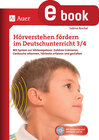 Buchcover Hörverstehen fördern im Deutschunterricht 3-4
