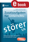 Buchcover Zusatzaufgaben für Unterrichtsstörer 5-6