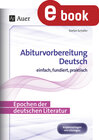 Buchcover Epochen der deutschen Literatur