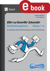 Buchcover Die schnelle Stunde Medienkompetenz - Klasse 1-4
