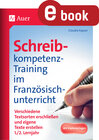 Buchcover Schreibkompetenz-Training im Französischunterricht
