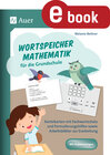 Buchcover Wortspeicher Mathematik für die Grundschule