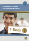 Buchcover Fördermaterial für den DaZ-Unterricht: Klasse 7-8