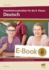 Buchcover Freiarbeitsmaterialien für die 8. Klasse: Deutsch