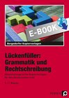 Buchcover Lückenfüller: Grammatik und Rechtschreibung