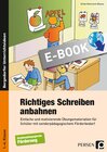 Buchcover Richtiges Schreiben anbahnen