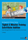 Buchcover Täglich 5 Minuten Training: Schriftliche Addition