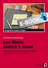 Buchcover Last Minute: Deutsch 9. Klasse