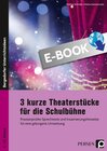 Buchcover 3 kurze Theaterstücke für die Schulbühne