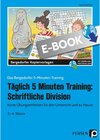 Buchcover Täglich 5 Minuten Training: Schriftliche Division