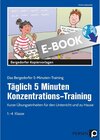 Buchcover Täglich 5 Minuten Konzentrations-Training / Das Bergedorfer 5-Minuten-Training