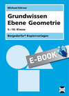 Buchcover Grundwissen Ebene Geometrie