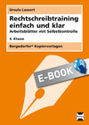 Buchcover Rechtschreibtraining einfach und klar - 4. Kl.
