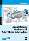Buchcover Lernstationen Mathematik: Schriftliche Subtraktion