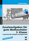 Buchcover Zusatzaufgaben für gute Matheschüler 3. Klasse