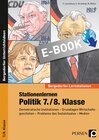 Buchcover Stationenlernen Politik 7./8. Klasse