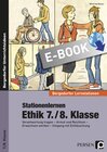 Buchcover Stationenlernen Ethik 7./8. Klasse
