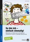 Buchcover So bin ich - einfach einmalig!